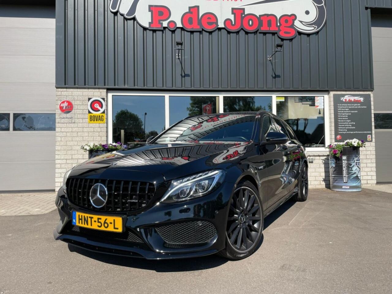Mercedes-Benz C-KLASSE C43 AMG, 4MATIC, Burmester, LED, Carbon, DAB, Trekhaak, 1e eigenaar!