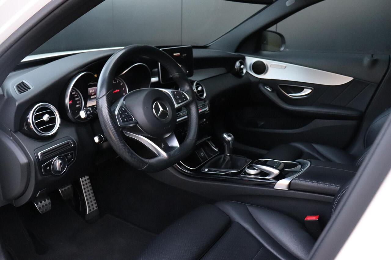 Mercedes-Benz C-KLASSE Estate 180 Premium Plus | AMG LINE | LEDER | STOELVERW. | PANO | PDC | CRUISE | NAVI |