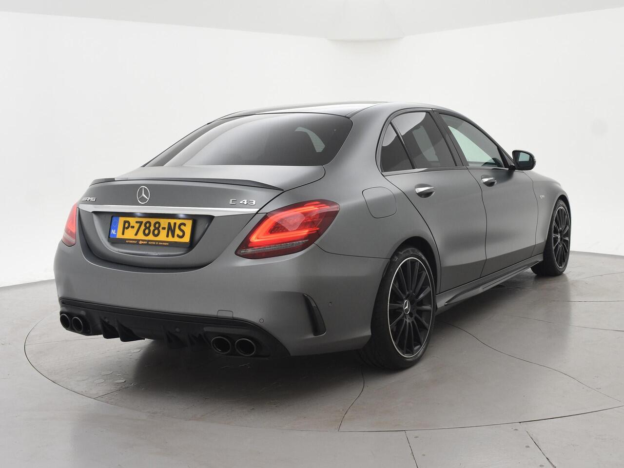 Mercedes-Benz C-KLASSE AMG 43 4MATIC 390 PK AUT.*SELENITE MAGNO* PREMIUM+ PANO | SPORSTOELEN | DISTRONIC | BURMESTER | HEAD-UP