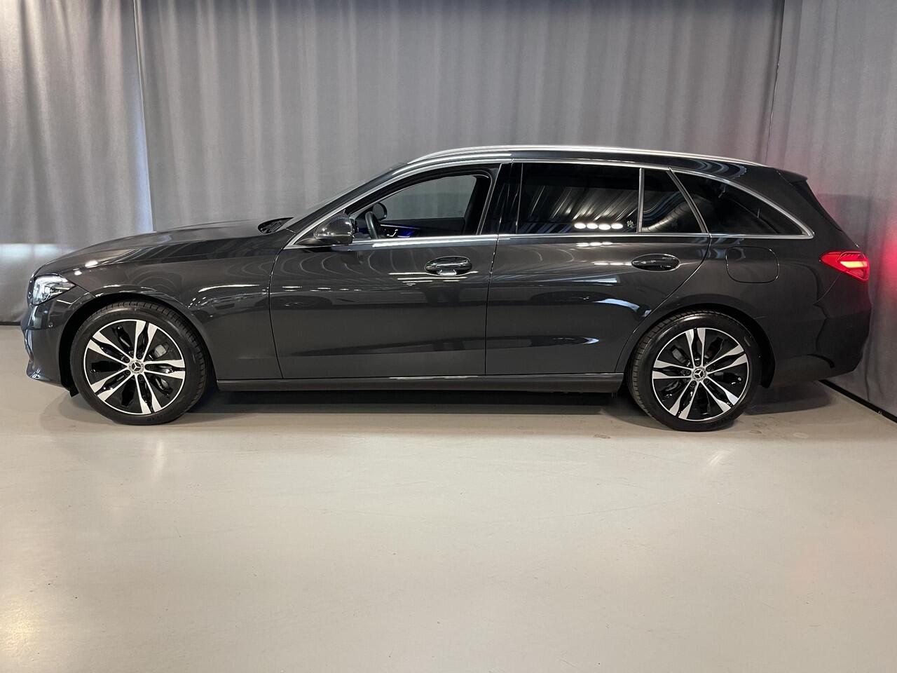 Mercedes-Benz C-KLASSE Estate 300 e Luxury Line Limited 18"/Leder + memory l/r + massage/360 camera/Elektrische klep/Adaptieve cruise/Dodehoek/Sfeerverlichting