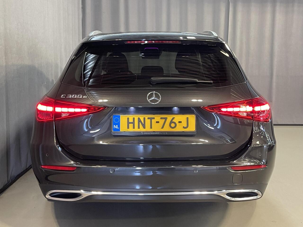 Mercedes-Benz C-KLASSE Estate 300 e Luxury Line Limited 18"/Leder + memory l/r + massage/360 camera/Elektrische klep/Adaptieve cruise/Dodehoek/Sfeerverlichting