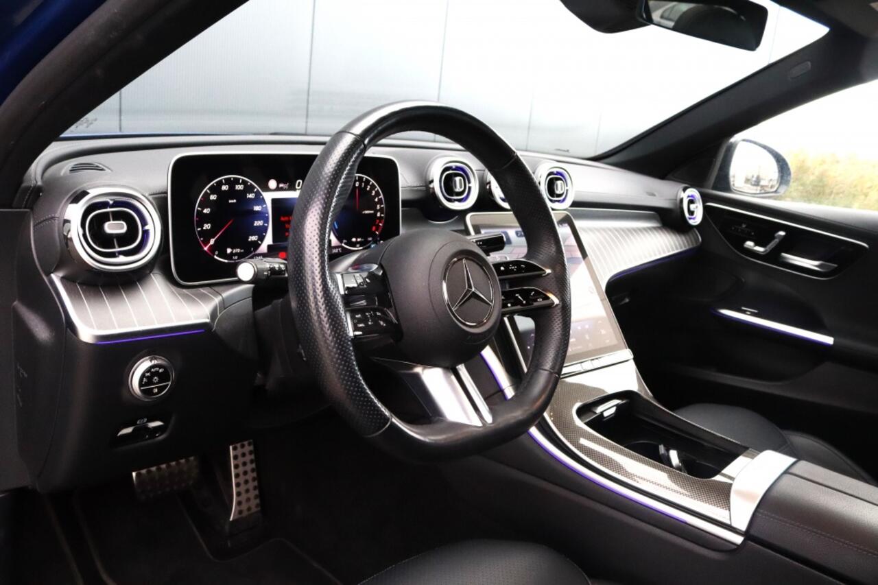 Mercedes-Benz C-KLASSE 300 e AMG Line Pano 360° Trekhaak Leder