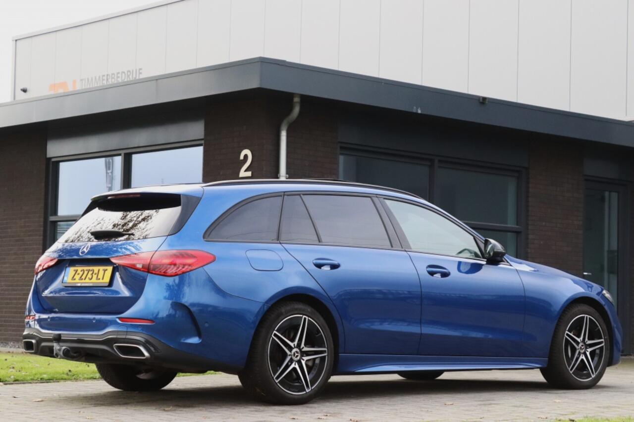 Mercedes-Benz C-KLASSE 300 e AMG Line Pano 360° Trekhaak Leder