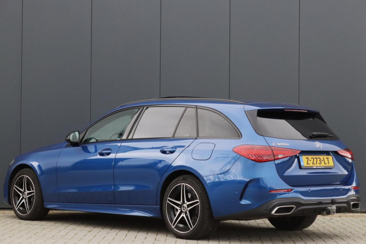 Mercedes-Benz C-KLASSE 300 e AMG Line Pano 360° Trekhaak Leder