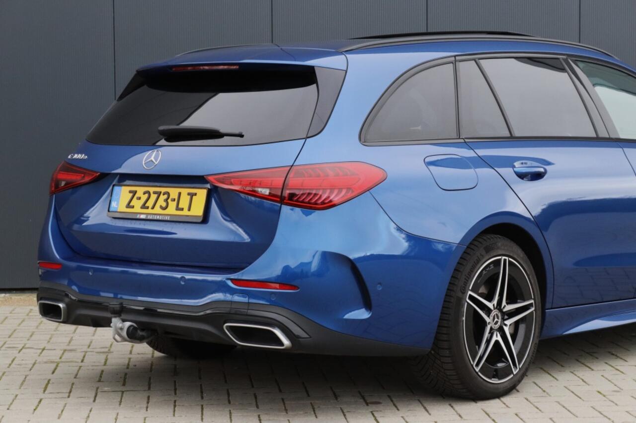 Mercedes-Benz C-KLASSE 300 e AMG Line Pano 360° Trekhaak Leder