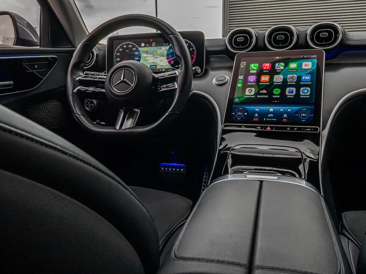 Mercedes-Benz C-KLASSE C180 Estate AMG Line Sfeerverlichting Camera