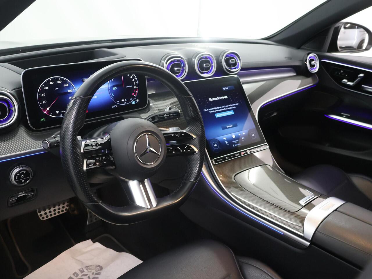Mercedes-Benz C-KLASSE 300 e AMG Line | Night | Trekhaak | Panoramadak | Memory | Headup | Multibeam |