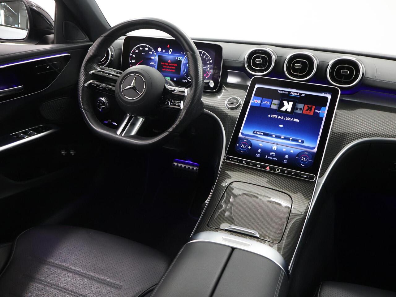 Mercedes-Benz C-KLASSE Estate 300 e AMG Line | Night | Panoramadak | Stoelverwarming | Achteruitrijcamera |