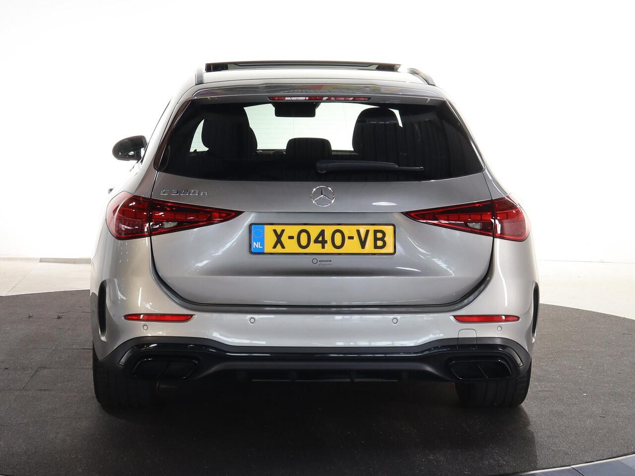 Mercedes-Benz C-KLASSE Estate 300 e AMG Line | Night | Trekhaak | Memory | Panoramadak | Massage | Rijassistentiepakket |