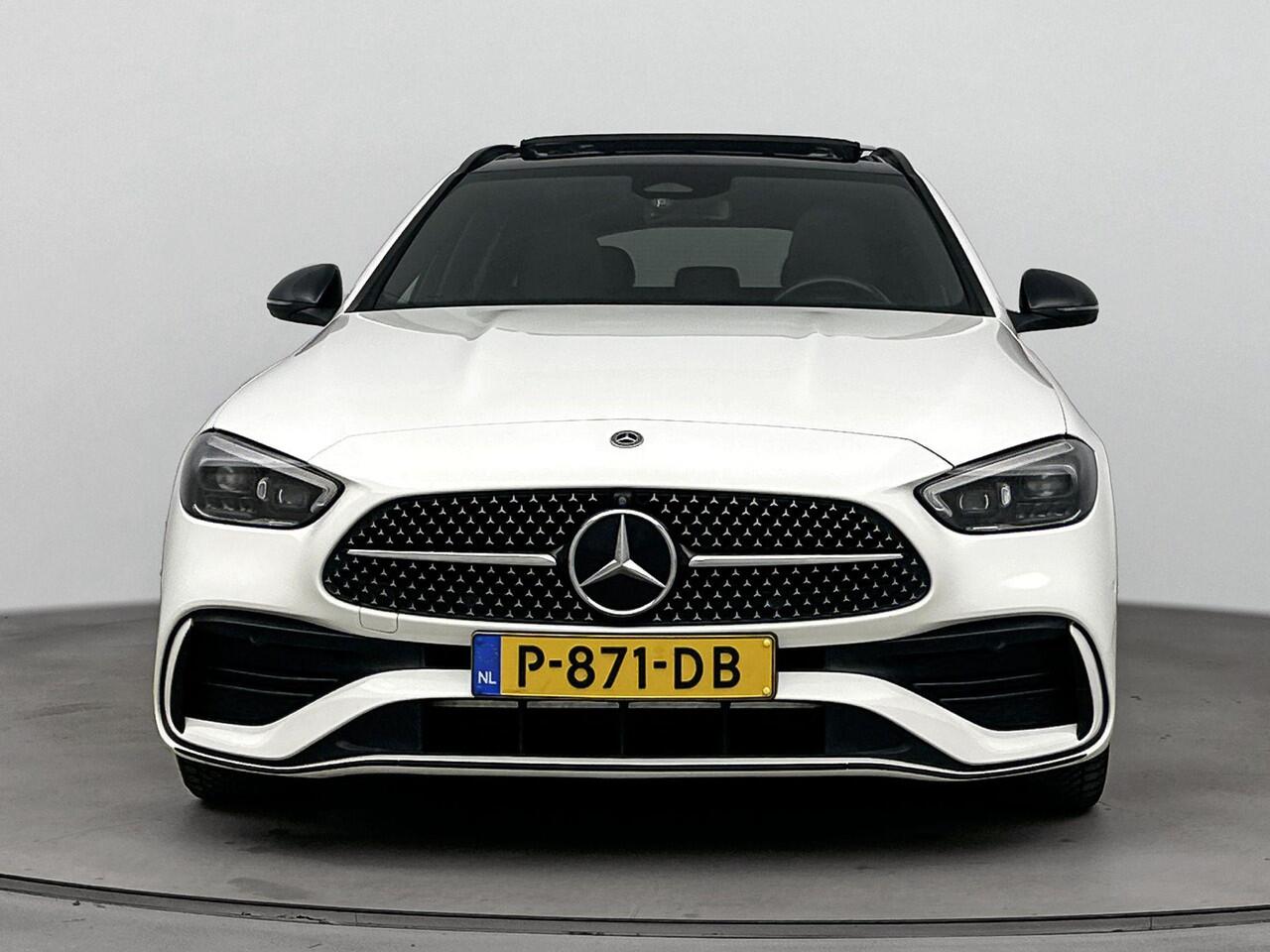 Mercedes-Benz C-KLASSE Estate 300 e AMG Line 313PK | Premium-Pakket | Panorama-dak | Massagestoelen | Memoryseats | Digital Light | 360 Camera | Keyless | Volleder Interieur | Stoelverwarming | Apple CarPlay & Android Auto