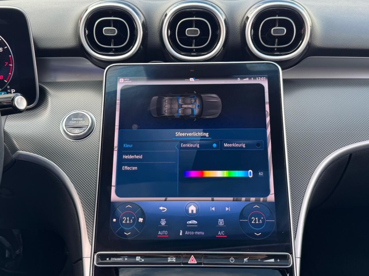 Mercedes-Benz C-KLASSE C 180 HYBRIDE AUT. 190PK SCHUIFDAK NAVI CAMERA CARPLAY SFEERVERLICHTING AIRCO LMV PDC