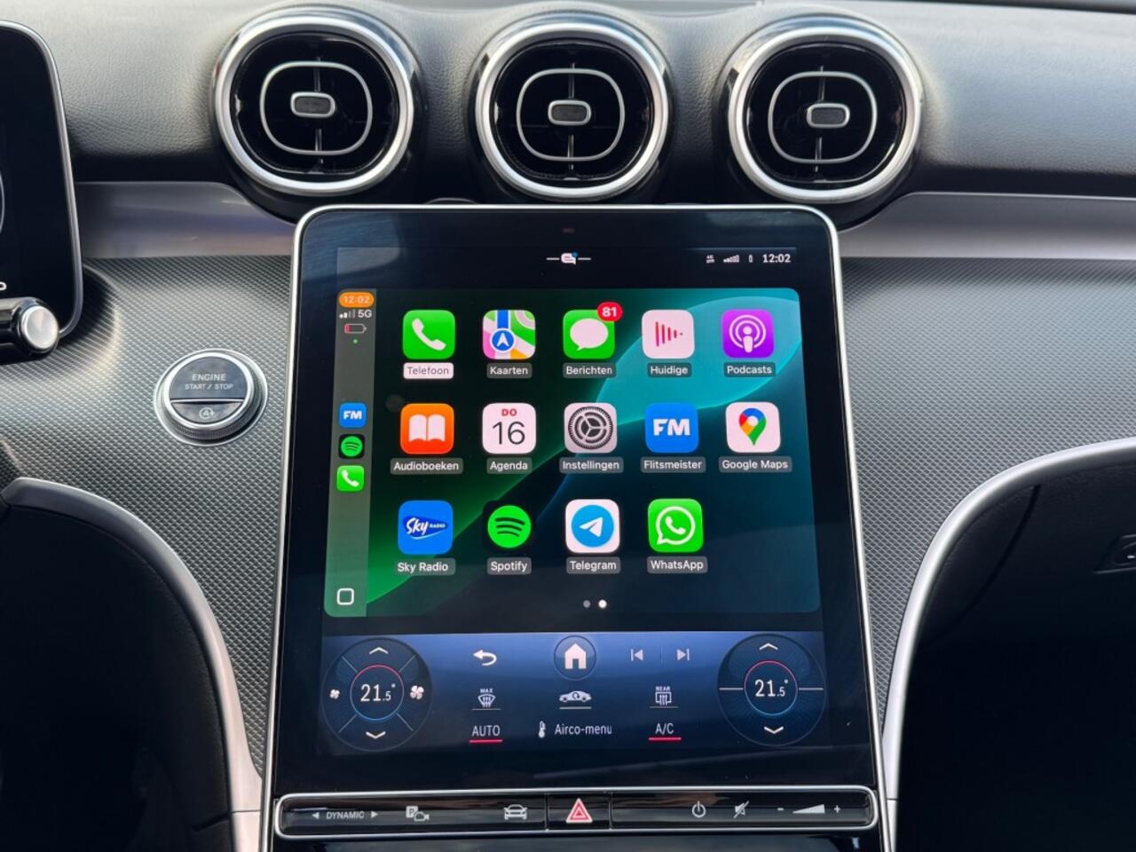 Mercedes-Benz C-KLASSE C 180 HYBRIDE AUT. 190PK SCHUIFDAK NAVI CAMERA CARPLAY SFEERVERLICHTING AIRCO LMV PDC