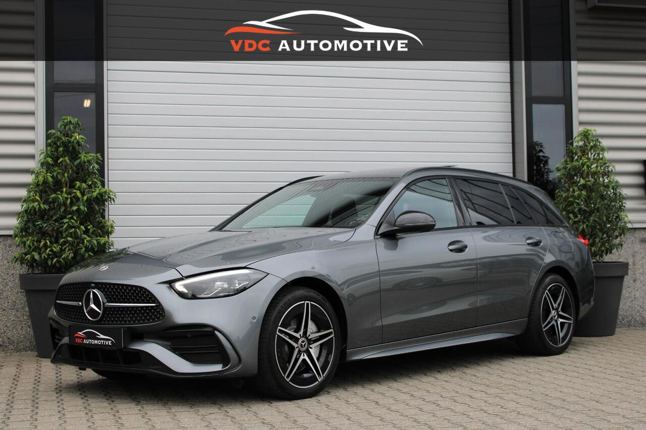 Mercedes-Benz C-KLASSE 300 e AMG Estate Pano | Trekhaak | Dodehoekassistent | Sfeerverlichting | Camera | Carplay | Spiegelpakket