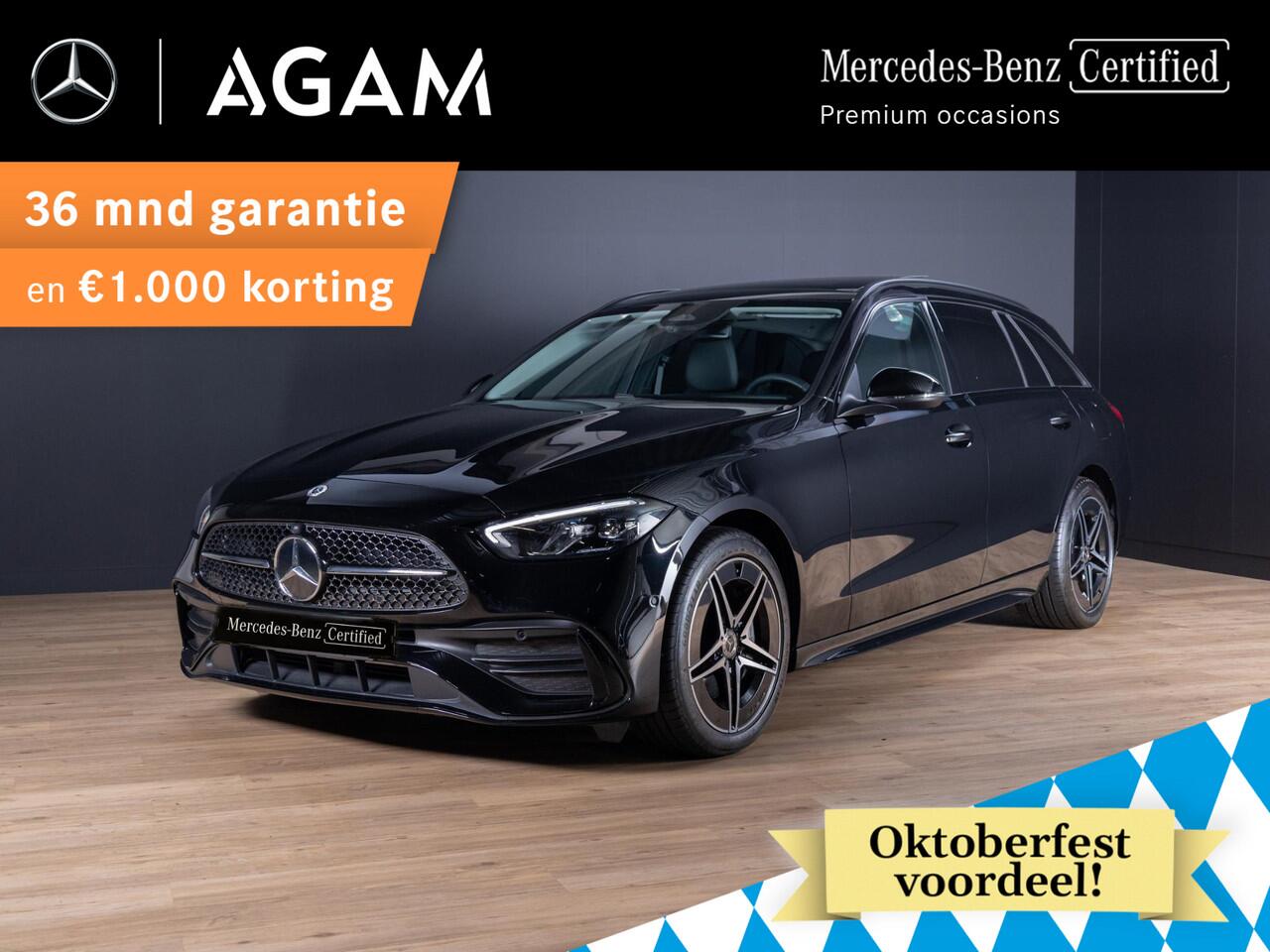 Mercedes-Benz C-KLASSE Estate 300 e AMG Line Panorama dak