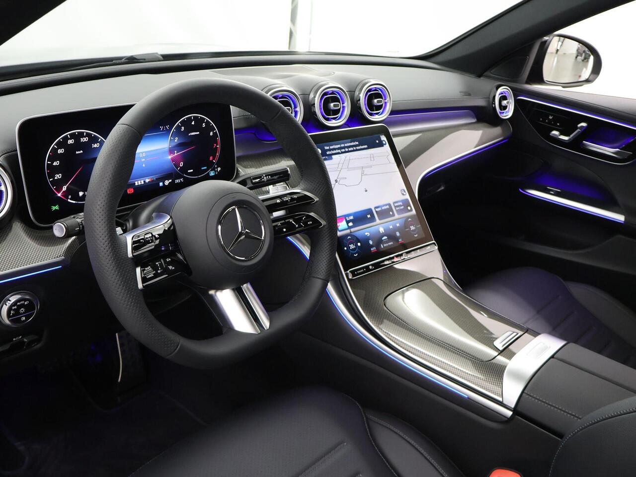 Mercedes-Benz C-KLASSE Estate 180 AMG Line | Premium Pack | Panoramaschuifdak | Augmented reality Navigatie | DIGITAL LIGHT | 360°-camera| Premium sfeerverlichting |