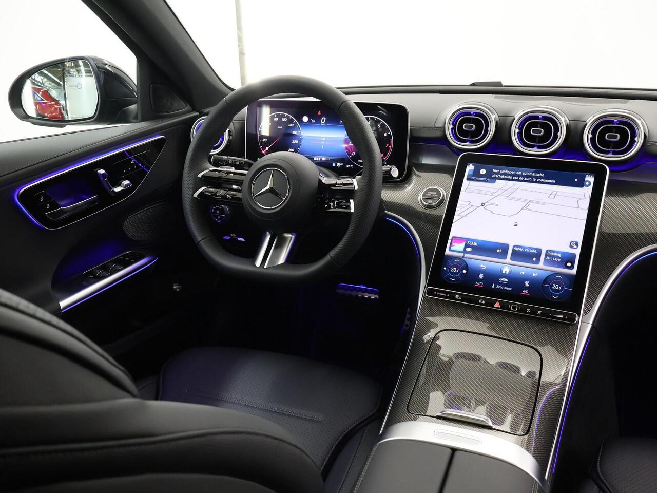 Mercedes-Benz C-KLASSE Estate 180 AMG Line | Premium Pack | Panoramaschuifdak | Augmented reality Navigatie | DIGITAL LIGHT | 360°-camera| Premium sfeerverlichting |