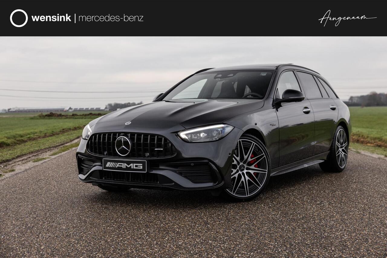 Mercedes-Benz C-KLASSE Mercedes-AMG 43 AMG Estate 4MATIC | Premium Plus | Panorama-schuifdak | BURMESTER | Trekhaak | Stoelverwarming + verkoeling | AMG Nightpakket I + II | AMG Performance stoelen |