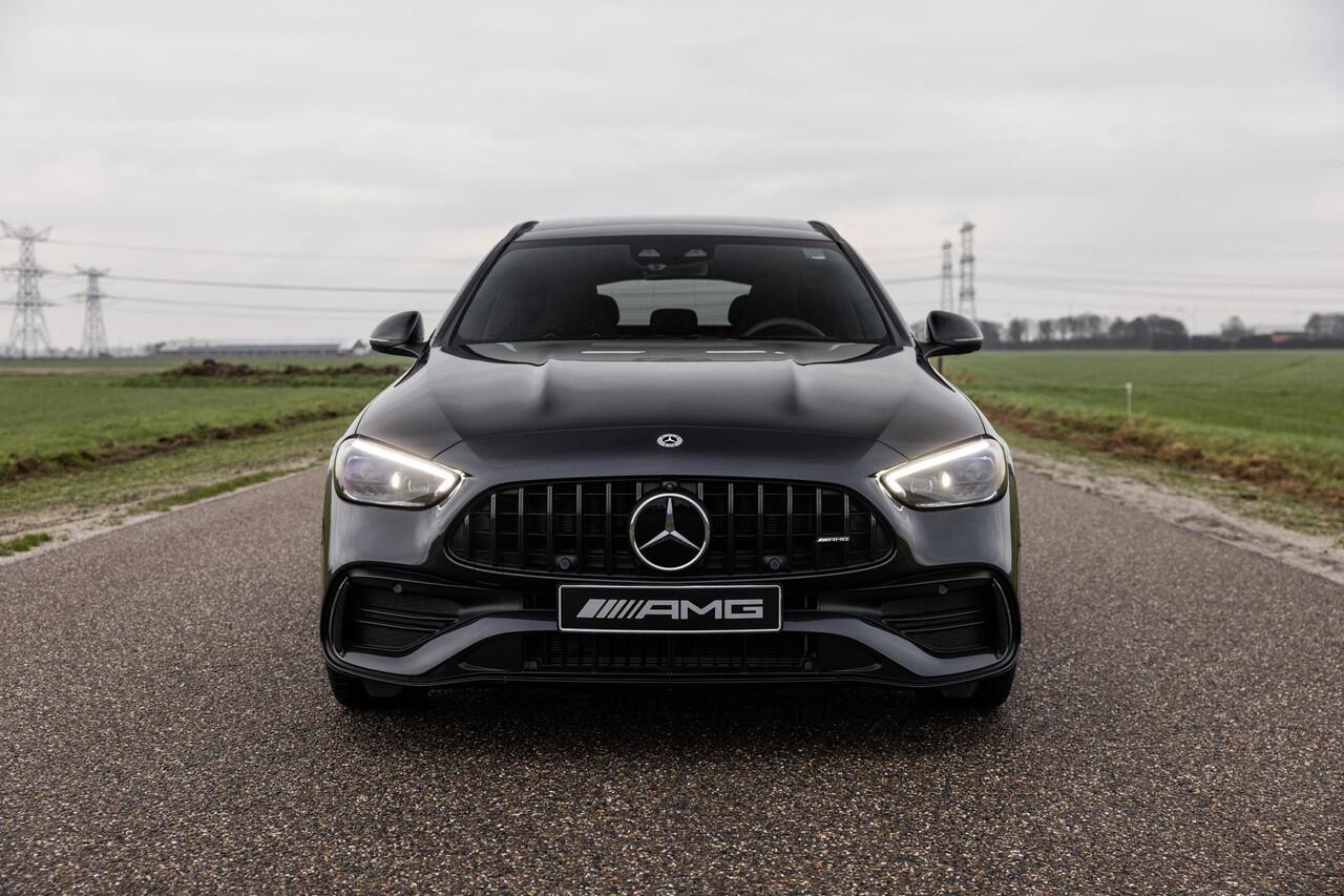 Mercedes-Benz C-KLASSE Mercedes-AMG 43 AMG Estate 4MATIC | Premium Plus | Panorama-schuifdak | BURMESTER | Trekhaak | Stoelverwarming + verkoeling | AMG Nightpakket I + II | AMG Performance stoelen |