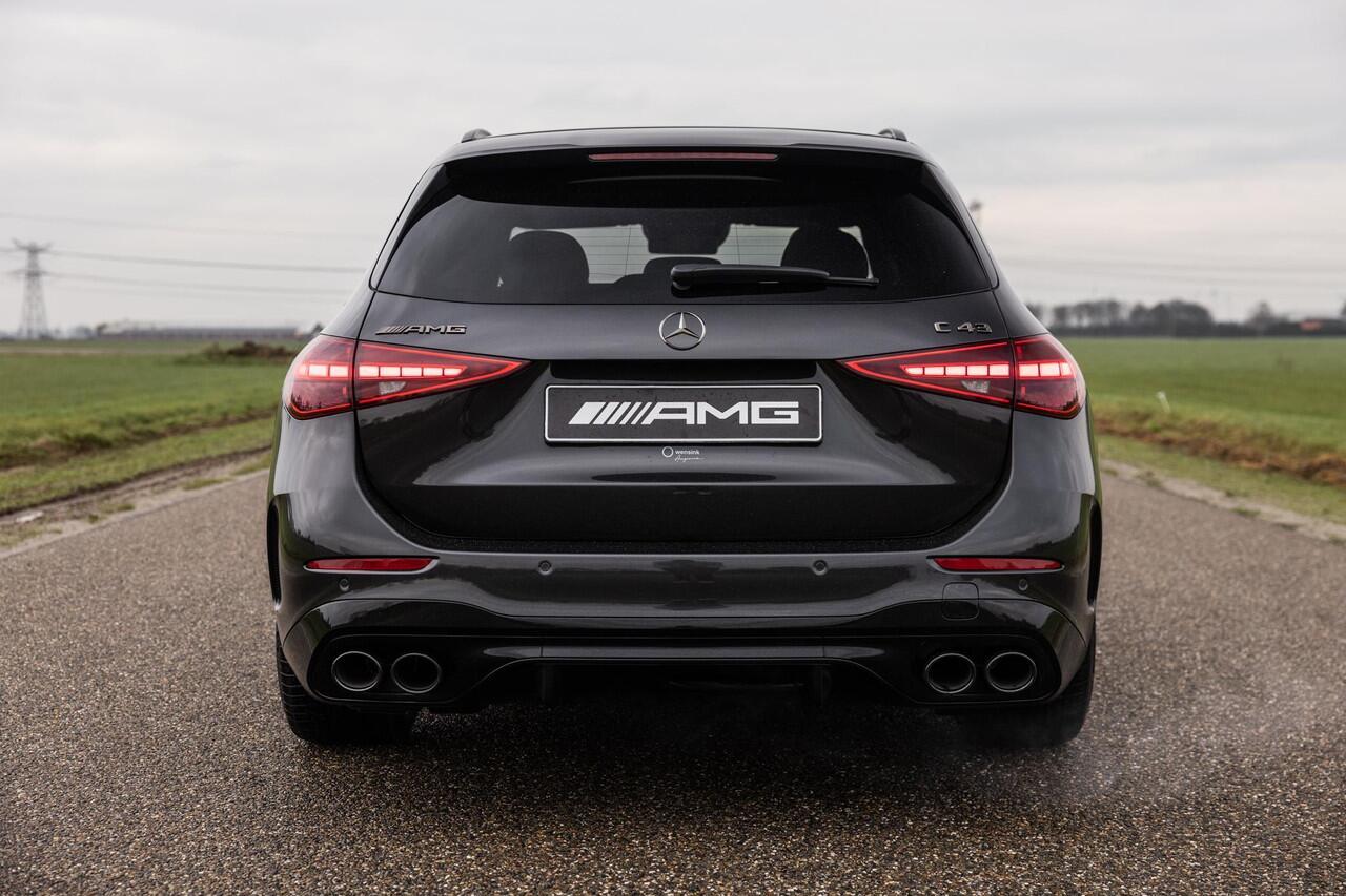 Mercedes-Benz C-KLASSE Mercedes-AMG 43 AMG Estate 4MATIC | Premium Plus | Panorama-schuifdak | BURMESTER | Trekhaak | Stoelverwarming + verkoeling | AMG Nightpakket I + II | AMG Performance stoelen |