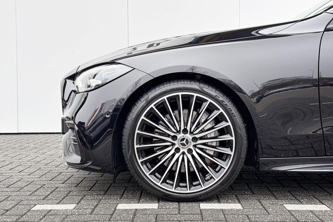 Mercedes-Benz C-KLASSE 200 AMG Line Panorama dak | leder | Trekhaak | Burmester | carbon inleg | head Up display