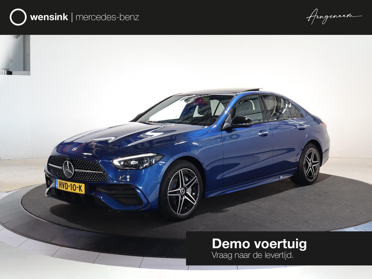 Mercedes-Benz C-KLASSE 300e AMG Line | Panoramaschuifdak | Night | Premium pakket | Winter pakket | Augmented Reality Navigation