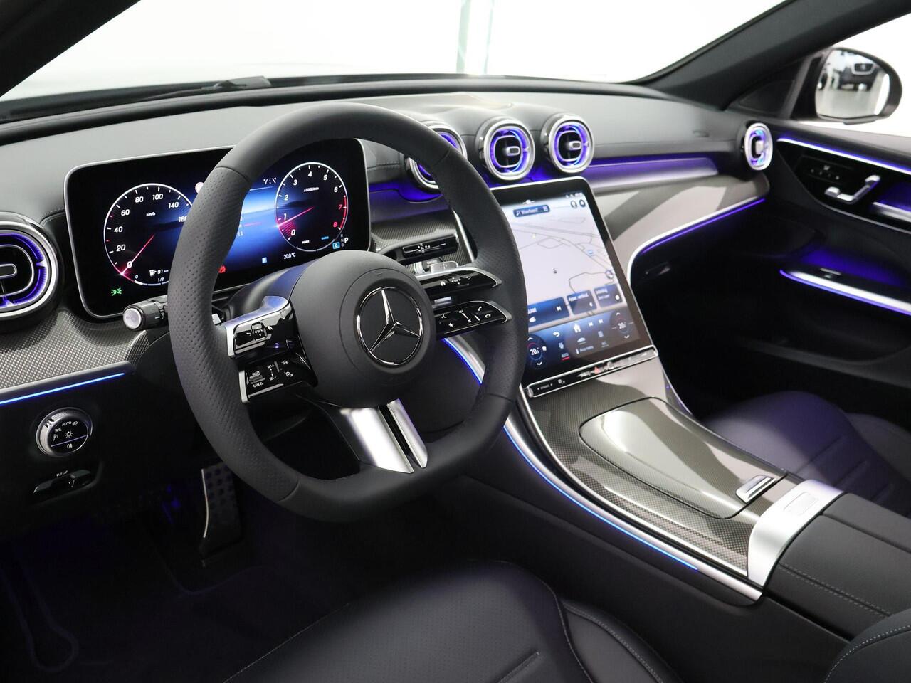 Mercedes-Benz C-KLASSE Estate 180 Star Edition AMG Line | Panorama dak | Stoel ventilatie | Digital Light | Night | Dode hoek ass | Memory stoelen | Keyless Entry