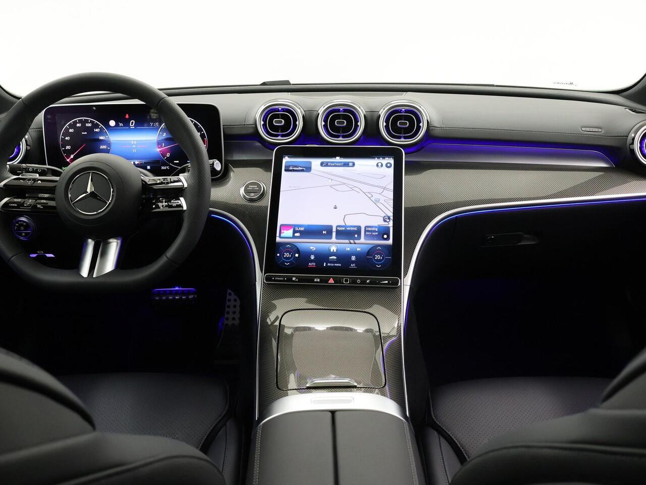 Mercedes-Benz C-KLASSE Estate 180 Star Edition AMG Line | Panorama dak | Stoel ventilatie | Digital Light | Night | Dode hoek ass | Memory stoelen | Keyless Entry