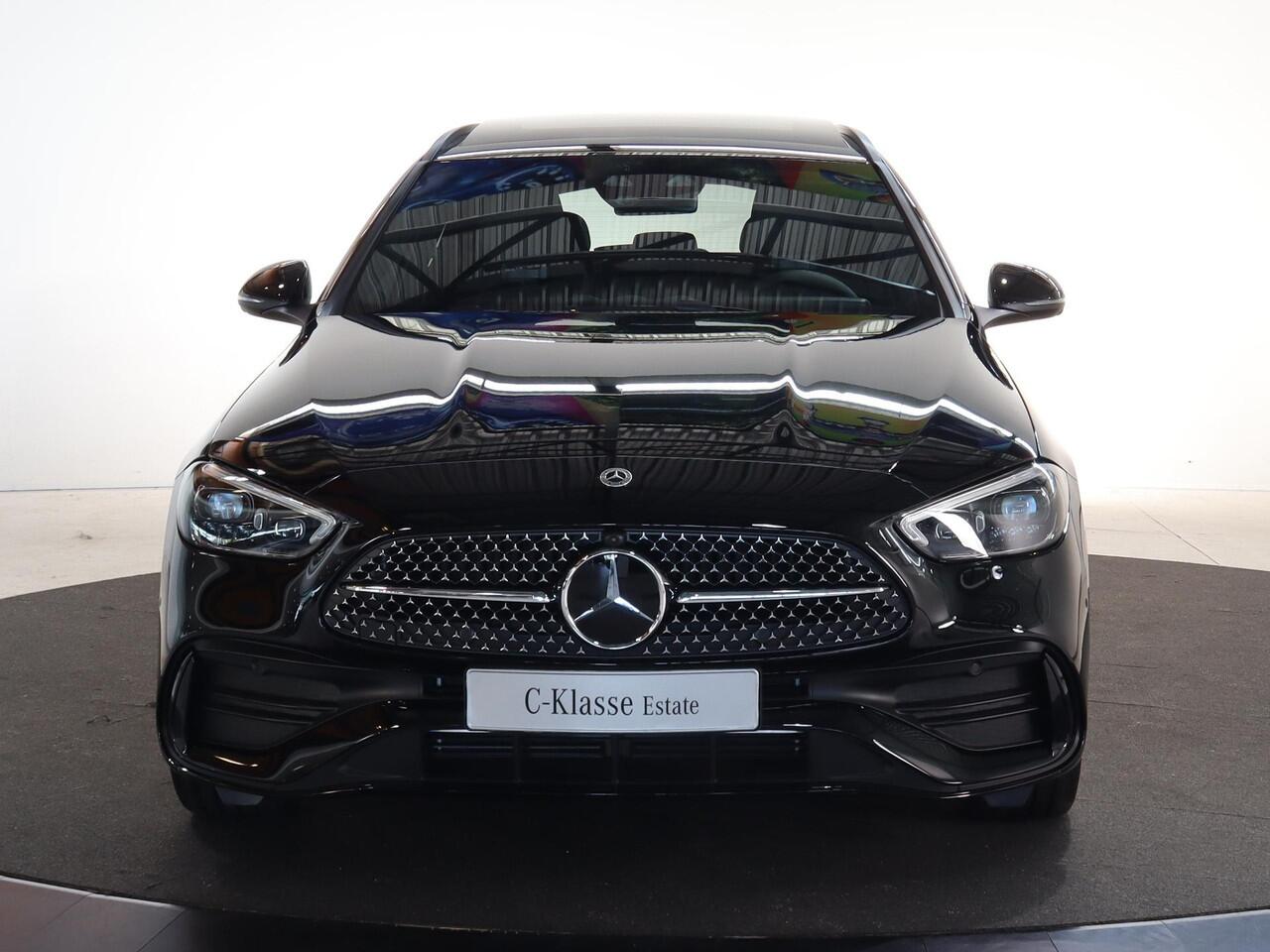 Mercedes-Benz C-KLASSE Estate 300e Business Solution AMG | Panoramaschuifdak | Night | Burmester | Rijassistentiepakket Plus | Matrix Led