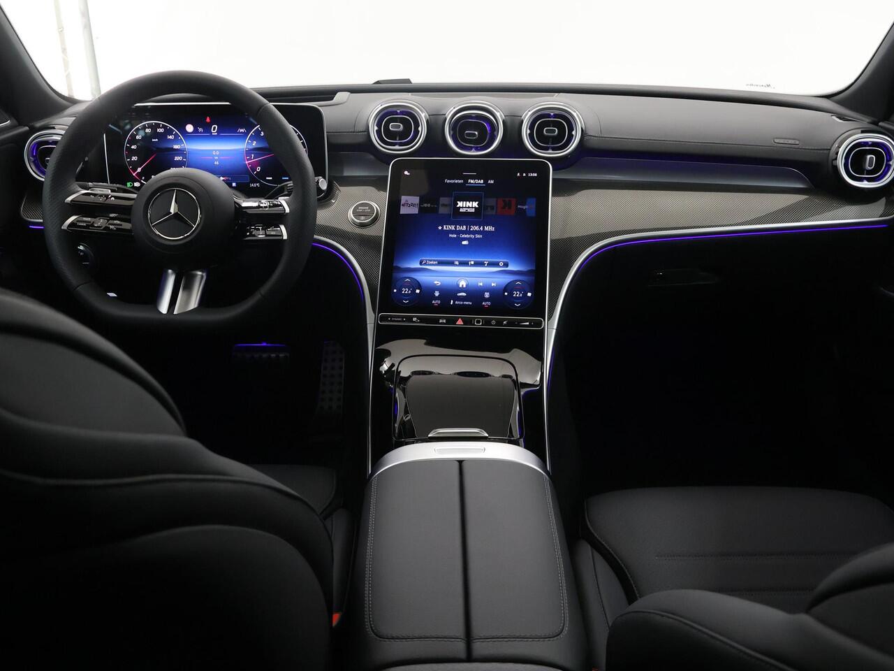 Mercedes-Benz C-KLASSE 180 Star Edition AMG | AMG line Plus | Panoramaschuifdak | Nightpakket | 360* Camera | Head-Up Display |