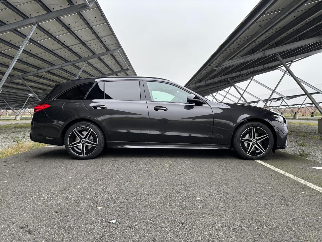 Mercedes-Benz C-KLASSE 300 e Star Edition AMG Line | Night | Panoramadak | Burmester | Memory | 360 camera | Digital light | Rijassistentie pakket | Afneembare trekhaak