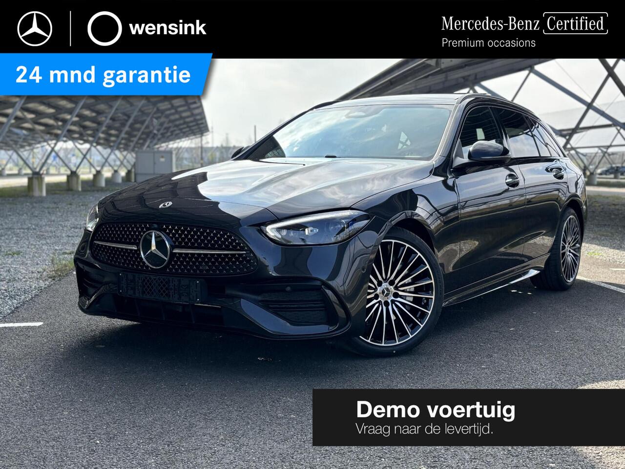 Mercedes-Benz C-KLASSE 180 Star Edition AMG Line | Panoramadak | Memory stoelen | 360 camera | Digital light | Sfeerverlichting |