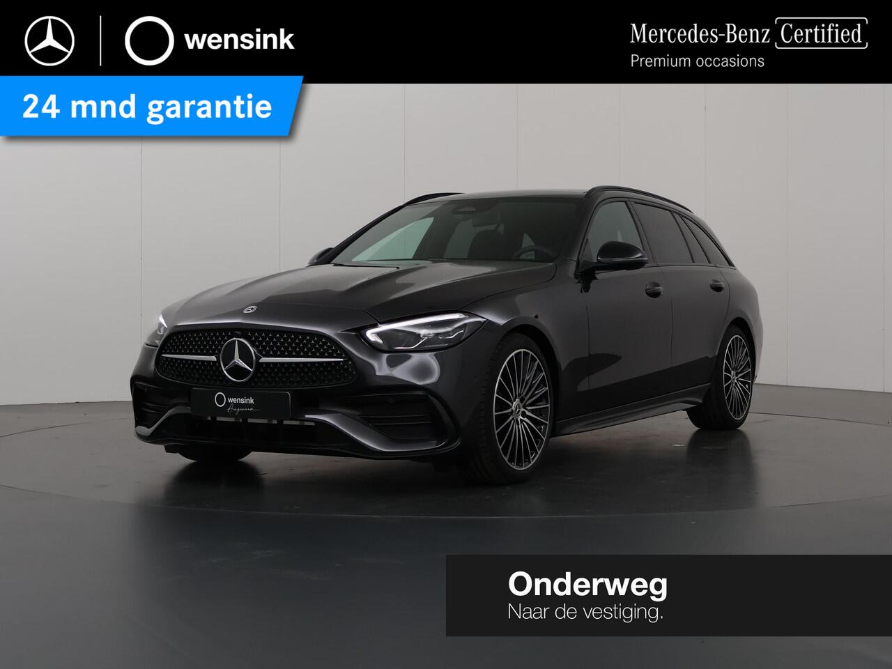 Mercedes-Benz C-KLASSE Estate 180 Star Edition AMG Line | Panoramadak | Night Pakket | Elektrische Stoelen met Memory | Sfeerverlichting |