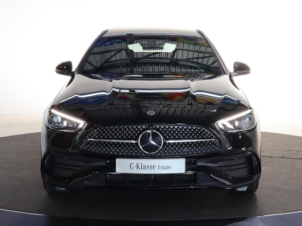 Mercedes-Benz C-KLASSE Estate 300e Business Solution AMG | Panoramaschuifdak | Rijassistentiepakket Plus | Trekhaak | Burmester | DIGITAL LIGHT | Night