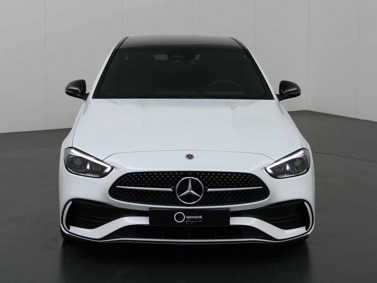 Mercedes-Benz C-KLASSE 180 Star Edition AMG LINE | Night pakket | Panorama schuifdak | 360 camera | Apple carplay | Dode Hoek | Memory stoelen | Digital Light | Antidiefstal pakket