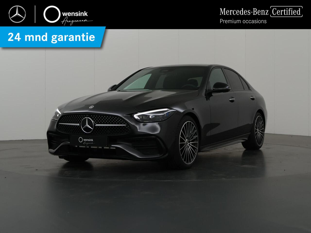 Mercedes-Benz C-KLASSE 180 Star Edition AMG Line Plus | Panoramadak | Apple carplay | 360 camera | Nightpakket | Memory zetels | Dode hoek aas |