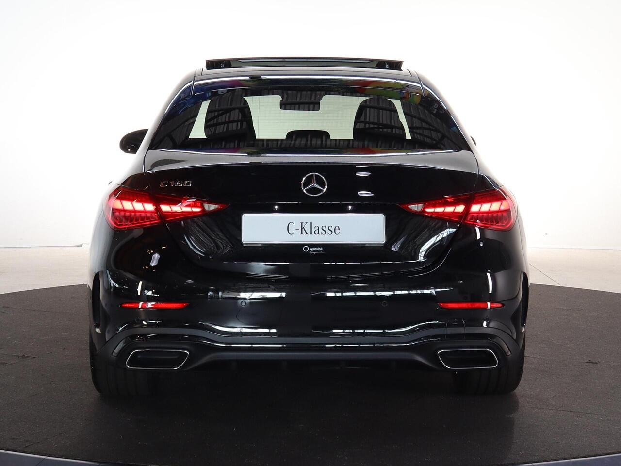 Mercedes-Benz C-KLASSE 180 Business Solution AMG | Panoramaschuifdak | Night | 19 inch LM Velgen | Trekhaak | 360 Camera | Memory Elek. stoelen