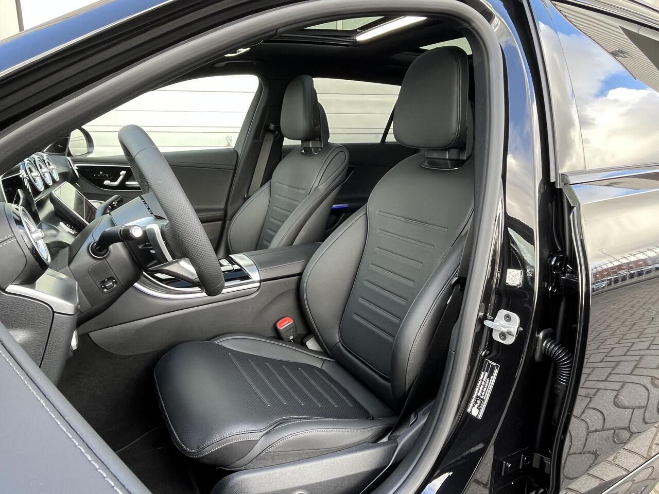 Mercedes-Benz C-KLASSE Estate 180 Star Edition AMG | Night Pakket | Panoramadak | Burmester 3D Surround Sound | Elektrisch Verstelbare Stoelen + Memory | Dodehoekassistent | Apple CarPlay | Android Auto | Sfeerverlichting | Stoelverwarming | Achteruitrijcamera