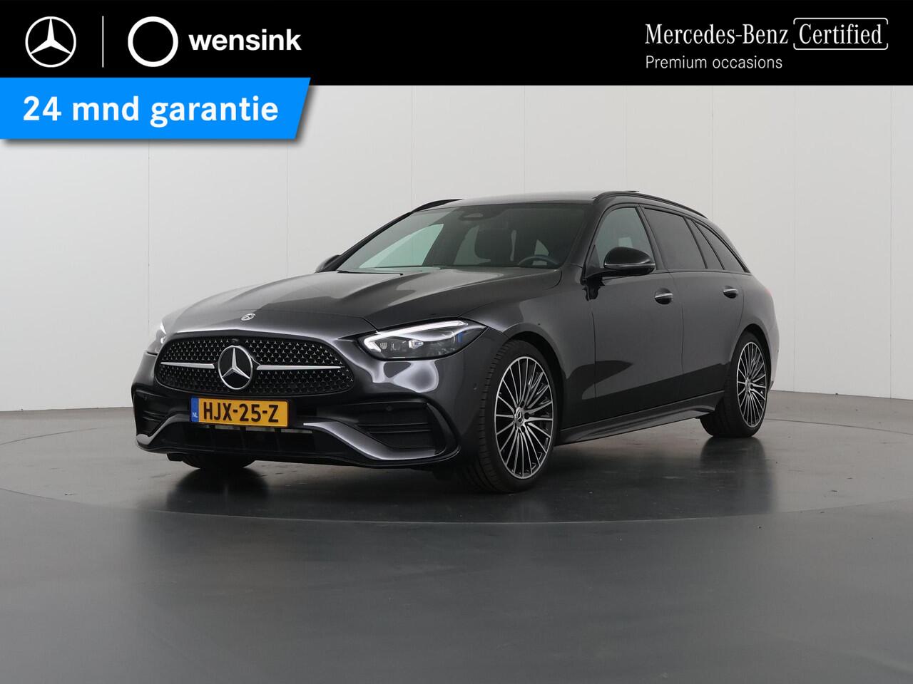 Mercedes-Benz C-KLASSE Estate 180 Business Solution AMG | Panoramadak | 19-Inch | Trekhaak | Digital Light | Night pakket | Memory pakket | Stoelverwarming
