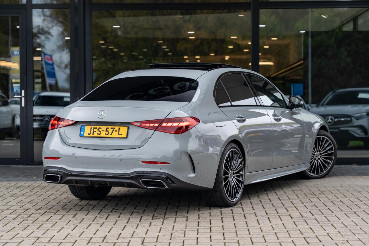 Mercedes-Benz C-KLASSE 180 Star Edition AMG | AMG line Plus | Panoramaschuifdak | Nightpakket | Trekhaak | Head-Up Display |