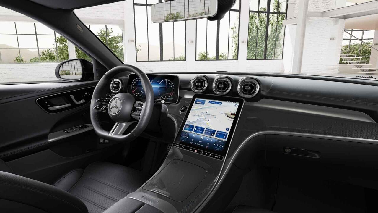 Mercedes-Benz C-KLASSE Estate 300 e Star Edition LIMITED | AMG | Night | Panoramadak | Memory | Trekhaak | Keyless | Sfeerverlichting |