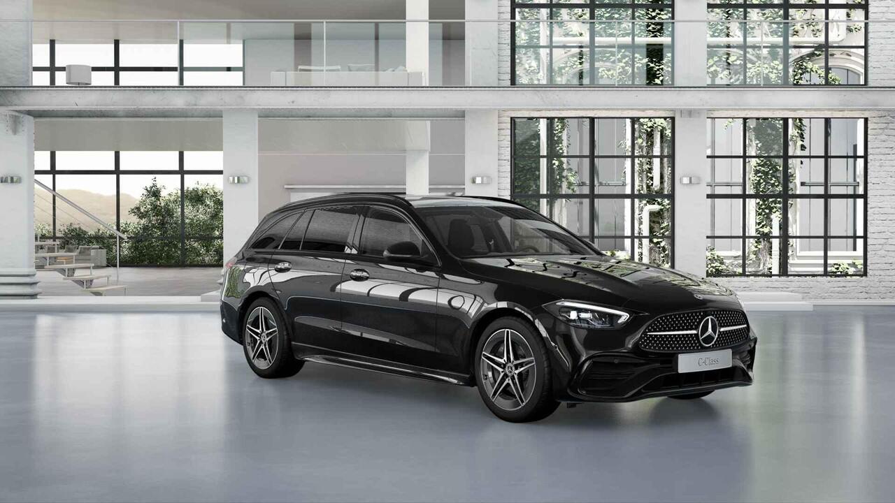 Mercedes-Benz C-KLASSE Estate 300 e Star Edition LIMITED | AMG | Night | Panoramadak | Memory | Trekhaak | Keyless | Sfeerverlichting |