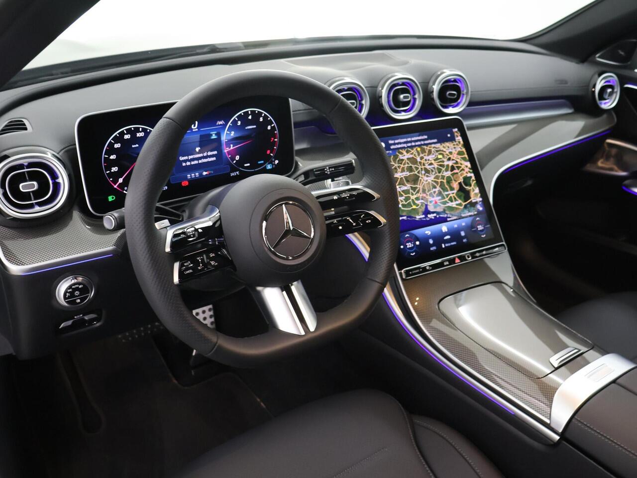 Mercedes-Benz C-KLASSE 180 Star Edition AMG Line | Panoramadak | Night | Burmester | Apple Carplay/Android Auto | Camera | | Distronic | Sfeerverlichting |