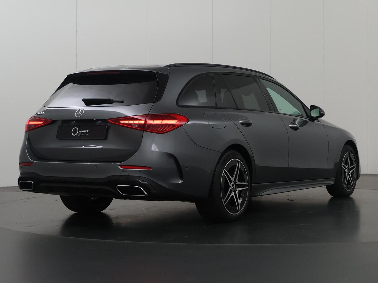 Mercedes-Benz C-KLASSE 300 e Business Solution AMG | Panoramadak | Burmester Sound System | Digital Light | Night Pakket | Memory | 360 Camera | Stuurassistent | Sfeerverlichting |