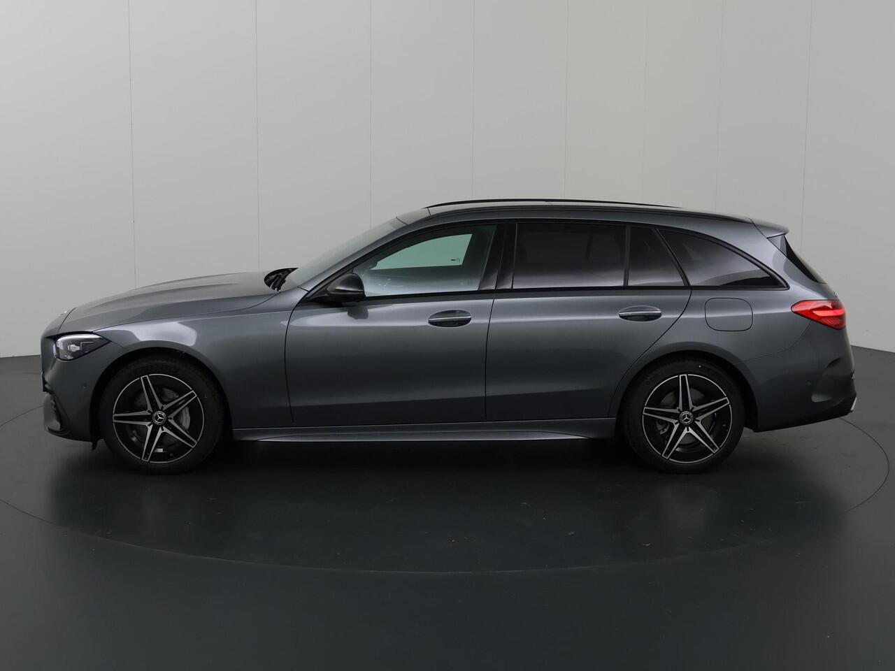 Mercedes-Benz C-KLASSE 300 e Business Solution AMG | Panoramadak | Burmester Sound System | Digital Light | Night Pakket | Memory | 360 Camera | Stuurassistent | Sfeerverlichting |