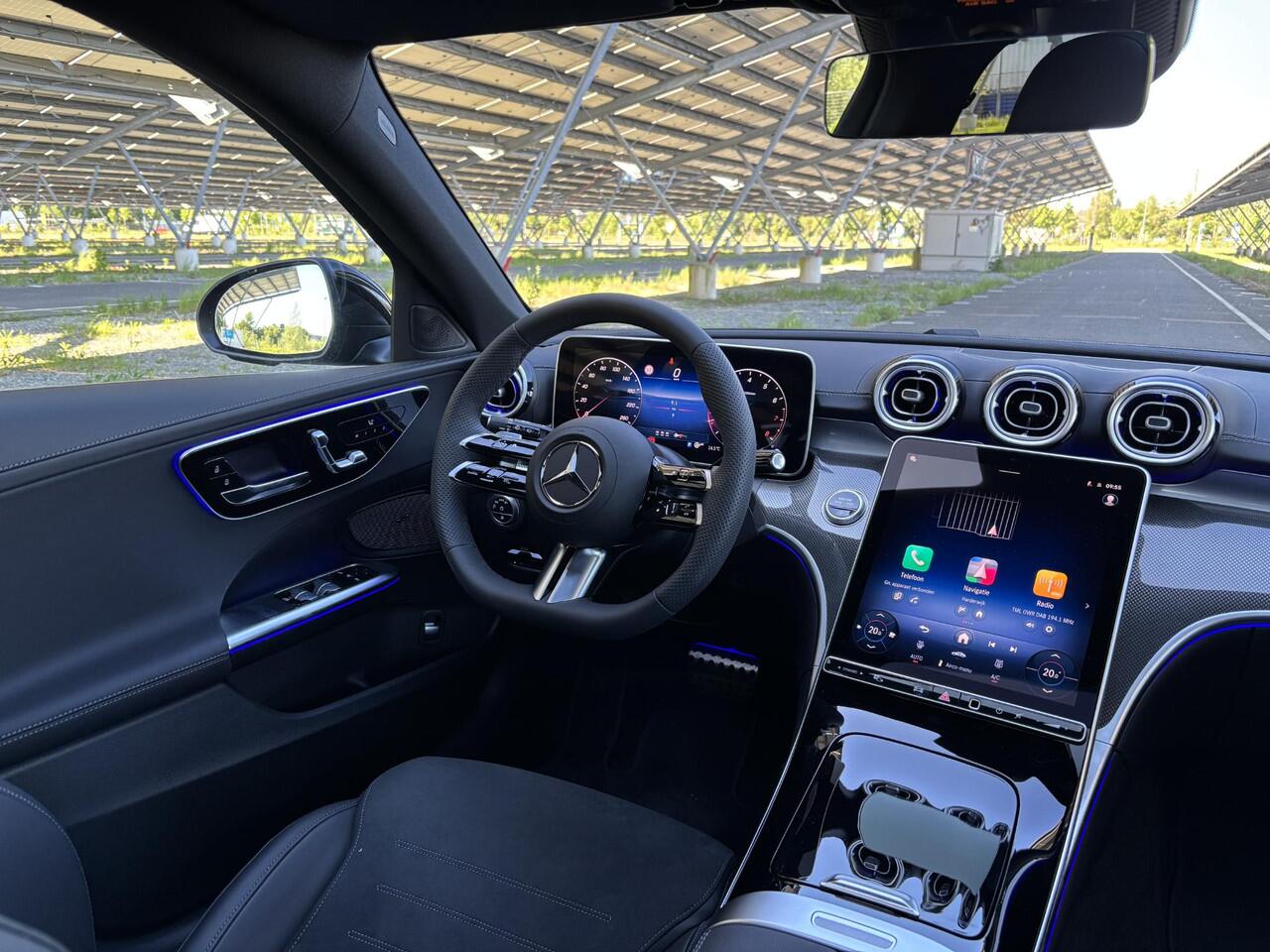 Mercedes-Benz C-KLASSE Estate 180 Business Solution AMG | Night | Panoramdak | Memory stoelen | 360 camera | Sfeerverlichting |