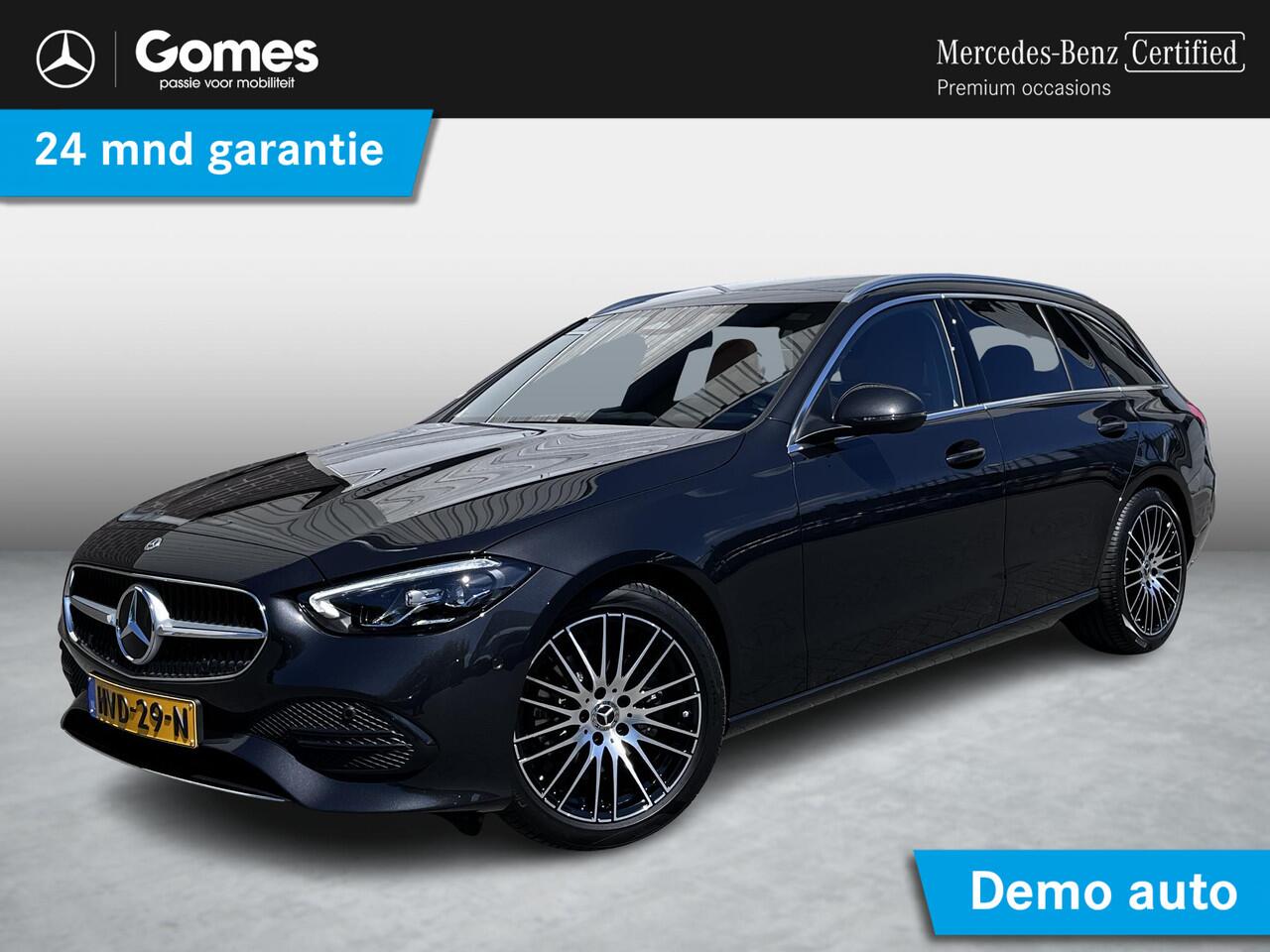 Mercedes-Benz C-KLASSE Estate 180 Star Edition Luxury | Panoramadak | Trekhaak | Burmester 3D Surround Sound | DISTRONIC afstandsassistent | Dodehoekassistent | Apple CarPlay | Android Auto | Elektrisch Verstelbare Stoelen + Memory