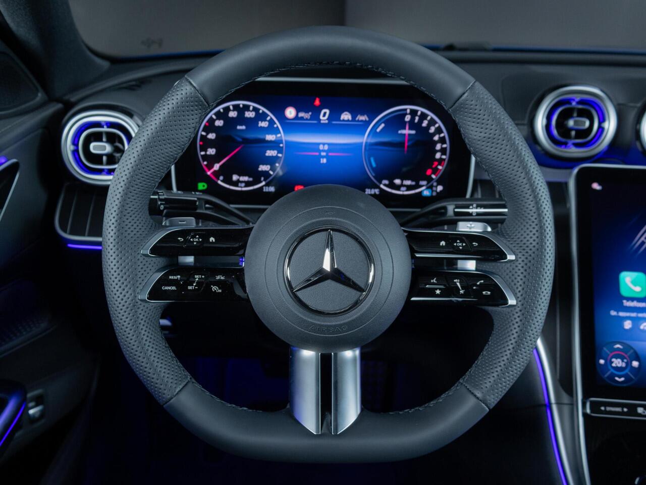 Mercedes-Benz C-KLASSE Limousine 300 e Business Solution AMG Panorama dak | Trekhaak