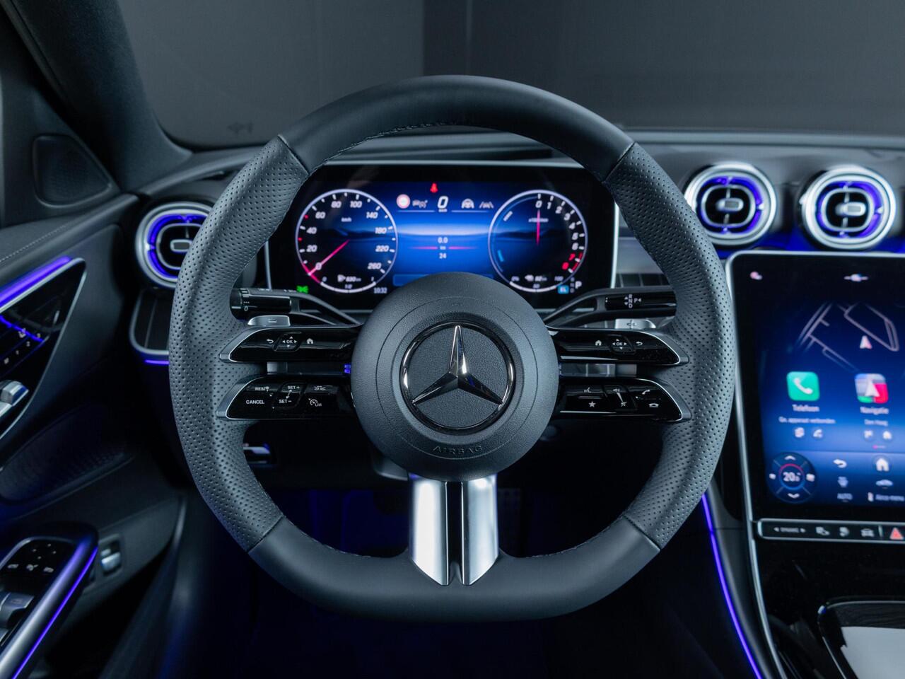 Mercedes-Benz C-KLASSE Limousine 300 e Business Solution AMG Panorama dak | Trekhaak