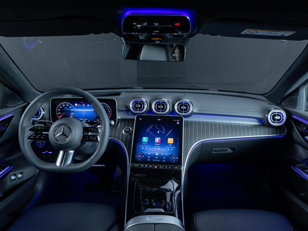 Mercedes-Benz C-KLASSE Limousine 300 e Business Solution AMG Panorama dak | Trekhaak