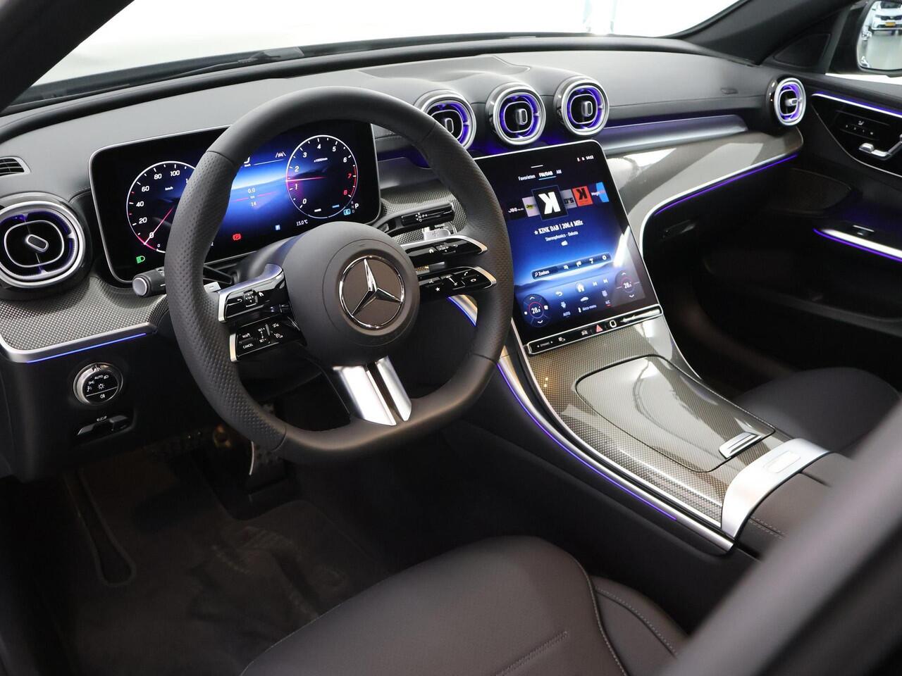 Mercedes-Benz C-KLASSE 180 Star Edition AMG Line Plus | Panoramadak | Apple carplay | 360 camera | Nightpakket | Memory zetels | Dodehoekassistent |